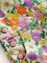 Load image into Gallery viewer, NWT Mini Boden Heart Pocket Short Dungaree