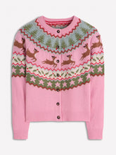 Load image into Gallery viewer, NWOT Boden Edie Fair Isle Wool Blend Cardigan