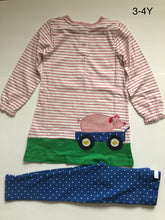 Load image into Gallery viewer, NWOT Mini Boden Big Appliqué Dress Set