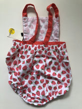 Load image into Gallery viewer, NWOT Mini  Boden Printed Strawberry Woven Romper