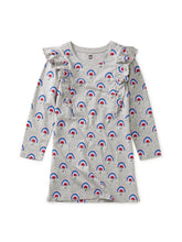 Load image into Gallery viewer, NWT Tea Collection Ruffle Sleeve A-Line Dress