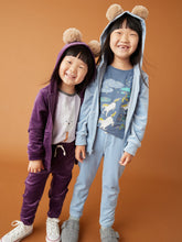 Load image into Gallery viewer, NWT Tea Collection Pom Ear Velour Hoodie