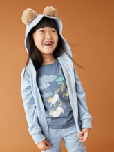 Load image into Gallery viewer, NWT Tea Collection Pom Ear Velour Hoodie