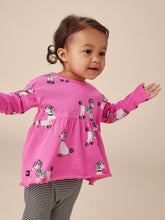 Load image into Gallery viewer, NWT Tea Collection Peplum Top Baby Set