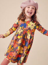 Load image into Gallery viewer, NWT Tea Collection Long Sleeve Wrap Neck Dress