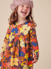 Load image into Gallery viewer, NWT Tea Collection Long Sleeve Wrap Neck Dress