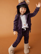 Load image into Gallery viewer, NWT Tea Collection Pom Ear Velour Hoodie