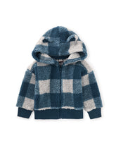 Load image into Gallery viewer, NWT Tea Collection Teddy Fleece Bear Ears Baby Jacket