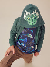 Load image into Gallery viewer, NWT Tea Collection Dragon Graphic Hoodie