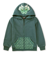 Load image into Gallery viewer, NWT Tea Collection Dragon Graphic Hoodie
