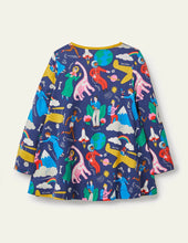 Load image into Gallery viewer, NWOT Mini Boden Educational Jersey Pocket Tunic