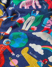 Load image into Gallery viewer, NWOT Mini Boden Educational Jersey Pocket Tunic