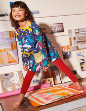 Load image into Gallery viewer, NWOT Mini Boden Educational Jersey Pocket Tunic