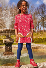 Load image into Gallery viewer, NWOT Mini Boden Festive Applique Pocket Tunic