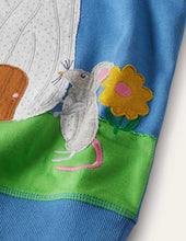Load image into Gallery viewer, NWOT Mini Boden Cosy Appliqué Sweatshirt