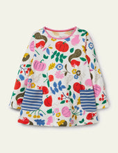 Load image into Gallery viewer, NWOT Mini Boden Printed Jersey Pocket Tunic