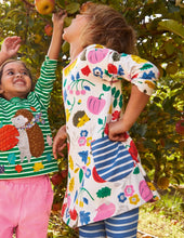 Load image into Gallery viewer, NWOT Mini Boden Printed Jersey Pocket Tunic