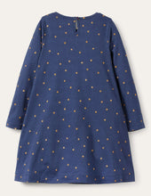 Load image into Gallery viewer, NWOT Mini Boden Big Applique Festive Jersey Dress