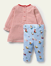 Load image into Gallery viewer, NWOT Baby Boden Big Appliqué Dress Set
