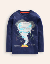 Load image into Gallery viewer, NWT Mini Boden Glowing Educational T-shirt
