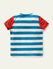 Load image into Gallery viewer, NWT Mini Boden Big Cat Appliqué T-shirt