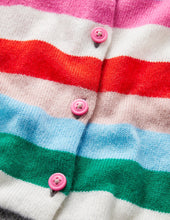 Load image into Gallery viewer, Mini Boden Rainbow Stripe Cardigan