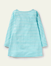 Load image into Gallery viewer, NWT Mini Boden Appliqué Puffins Pocket Tunic