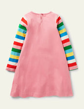 Load image into Gallery viewer, NWOT Mini Boden Long Sleeve Appliqué Dress