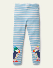 Load image into Gallery viewer, NWT Mini Boden Fun Applique Leggings