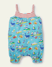 Load image into Gallery viewer, NWOT Baby Boden Jersey Strappy Romper