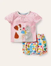 Load image into Gallery viewer, NWOT Mini Boden Jersey Short Set