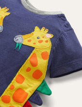 Load image into Gallery viewer, NWT Mini Boden Appliqué T-shirt & Shorts Set