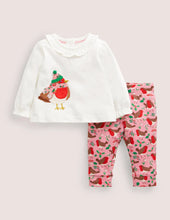 Load image into Gallery viewer, NWOT Mini Boden Appliqué Top & Leggings Set