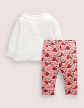 Load image into Gallery viewer, NWOT Mini Boden Appliqué Top & Leggings Set