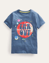 Load image into Gallery viewer, NWT Mini Boden Glow Slogan T-shirt
