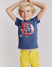 Load image into Gallery viewer, NWT Mini Boden Glow Slogan T-shirt