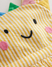 Load image into Gallery viewer, HTF NWT Mini  Boden Sunshine Woven Dungarees