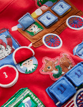 Load image into Gallery viewer, NWT Mini Boden Advent Calendar Sweatshirt