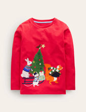 Load image into Gallery viewer, NWOT Mini Boden Festive Animal T-shirt