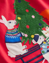 Load image into Gallery viewer, NWOT Mini Boden Festive Animal T-shirt