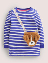 Load image into Gallery viewer, NEW Mini Boden Appliqué Pocket Tunic