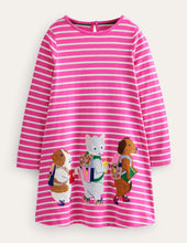 Load image into Gallery viewer, NWT Mini Boden Big Appliqué Dress