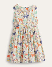 Load image into Gallery viewer, NWT Mini Boden Tropical Garden Wrap Dress