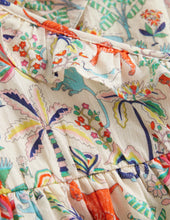 Load image into Gallery viewer, NWT Mini Boden Tropical Garden Wrap Dress