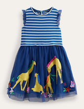 Load image into Gallery viewer, NWT Mini Boden Giraffe Tulle Dress
