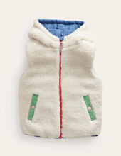 Load image into Gallery viewer, NWOT Mini Boden Borg Mix Reversible Vest