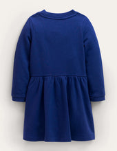 Load image into Gallery viewer, NWT Mini Boden Embroidered Sweatshirt Dress