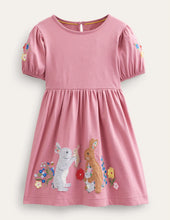 Load image into Gallery viewer, NWOT Mini Boden Jersey Appliqué Dress