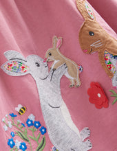 Load image into Gallery viewer, NWOT Mini Boden Jersey Appliqué Dress