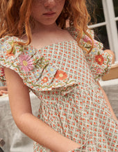 Load image into Gallery viewer, NWT Mini Boden Embroidered Pinafore Dress